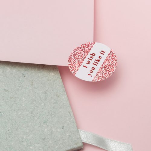 500 Etiquetas "Deseo que te guste" (pequeña) - Imagen 3